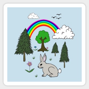 Nature Scene Sticker